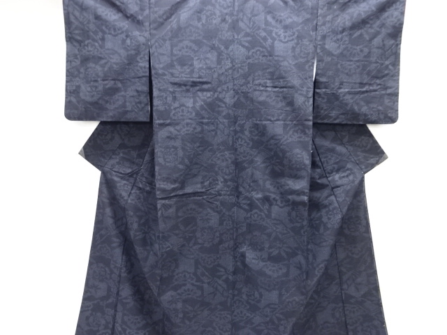 JAPANESE KIMONO / MAWATA TSUMUGI / WOVEN SHOCHIKUBAI